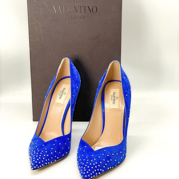 Valentino Suede Studded Pump - Picture 13 of 13